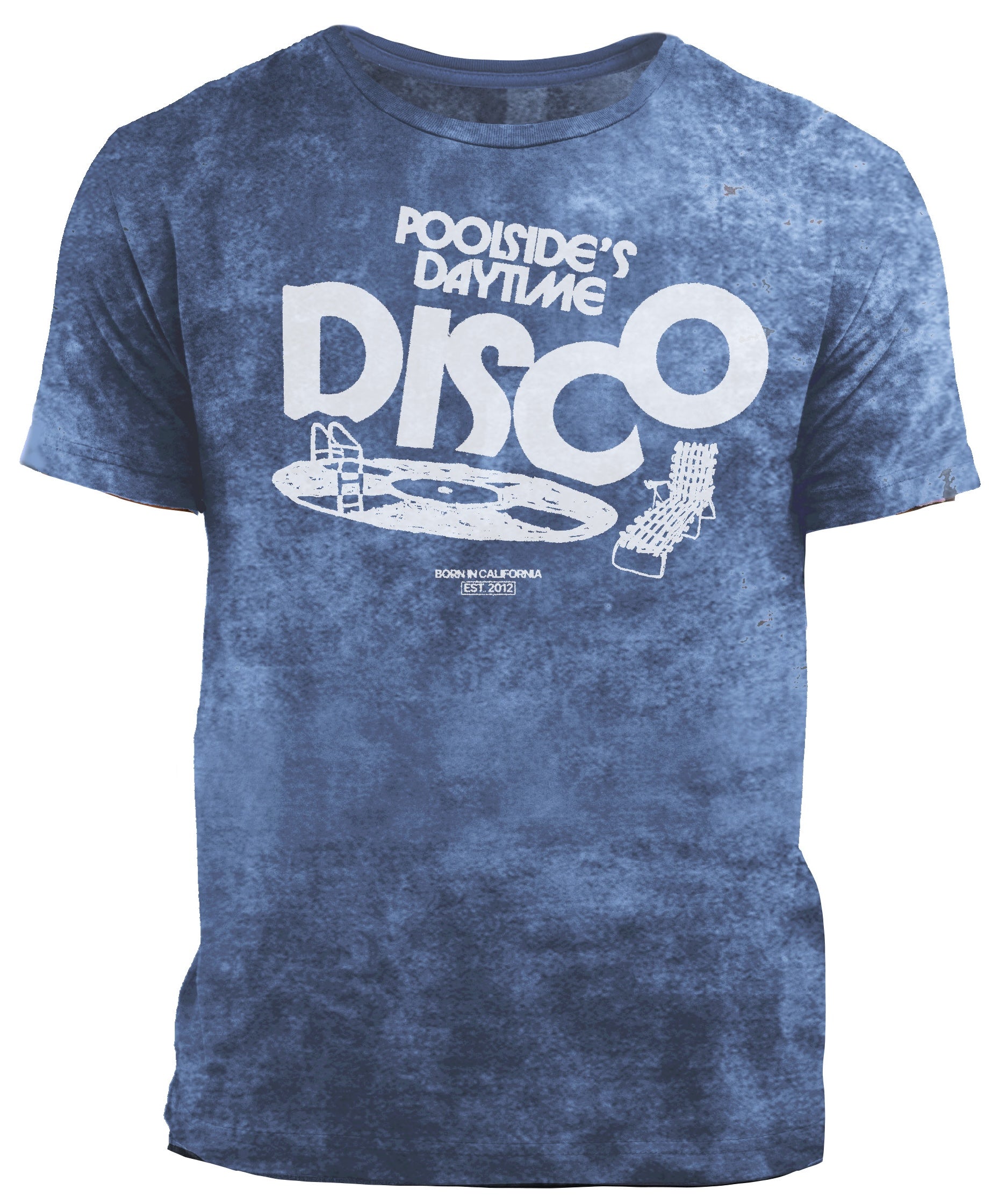 Daytime Disco Surf Wash Indigo Tee
